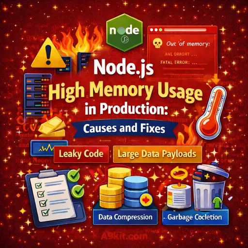 Node.js High Memory Usage in Production: Causes and Fixes